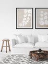 Paper Bark III Framed Art Print | Lifestyle