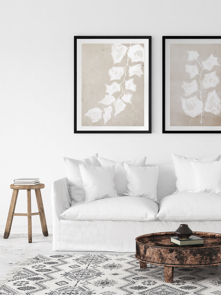 Paper Bark III Framed Art Print | Lifestyle