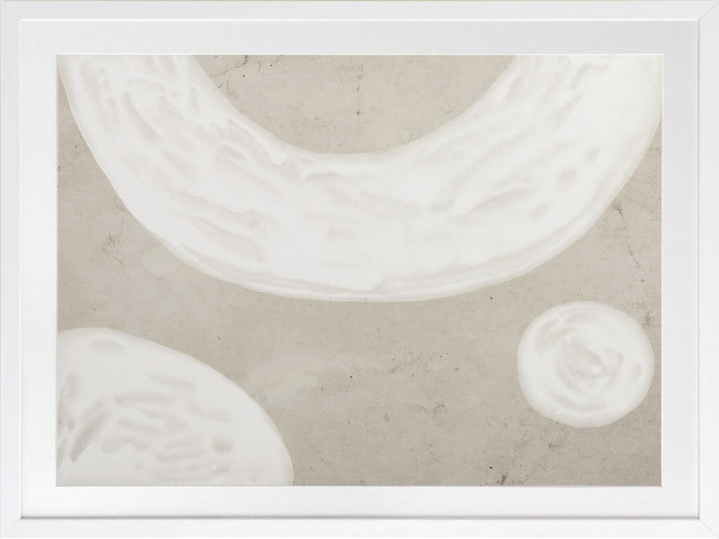 Blanc Spaces II Framed Art Print