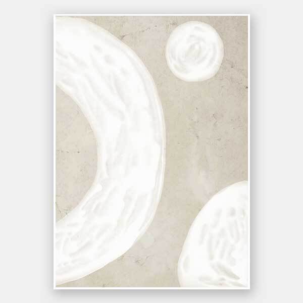 Blanc Spaces II Unframed Art Print