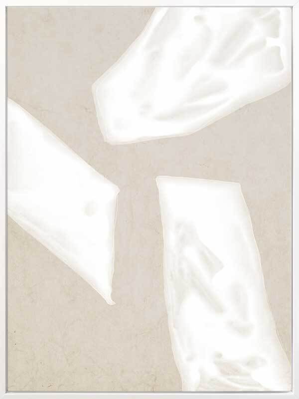 Blanc Spaces III Canvas Art Print