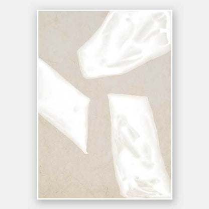 Blanc Spaces III Unframed Art Print