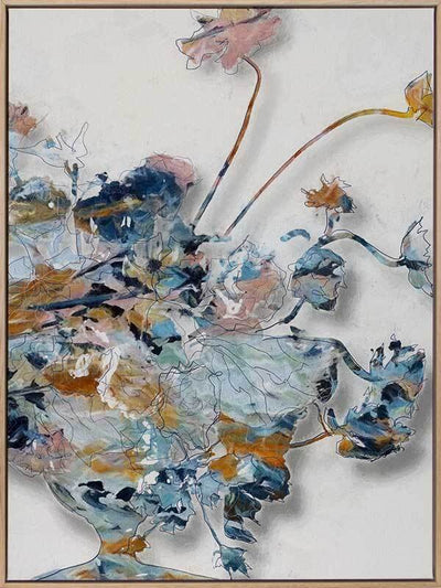 Timeless II - Oak Box Frame Canvas - 120x90 - Portrait - Sale