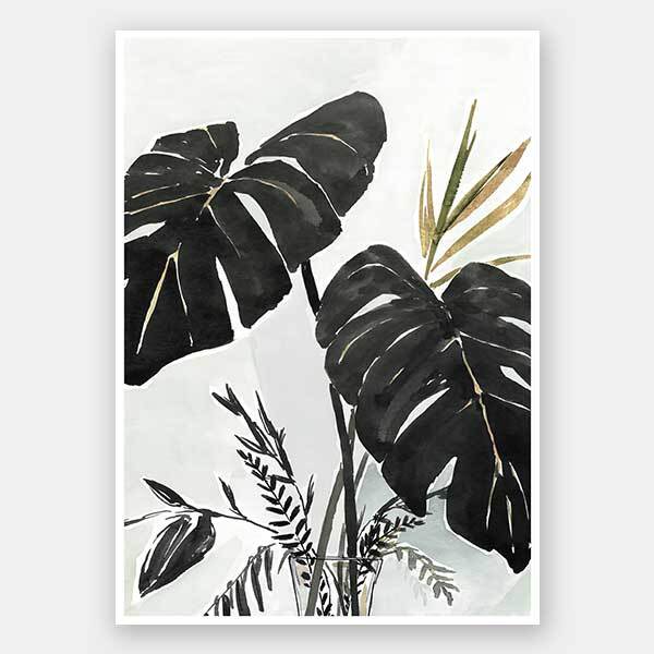 Midnight Tropics I Unframed Art Print