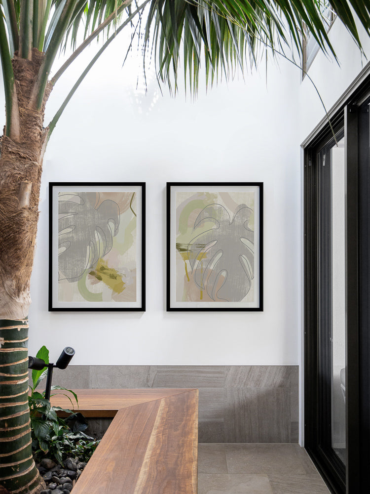 Subtropica II Framed Art Print | Lifestyle