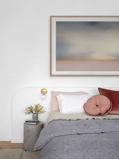 Rosé Bay Framed Art Print | Lifestyle