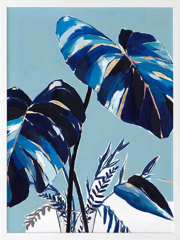 Twilight Tropics II Framed Art Print