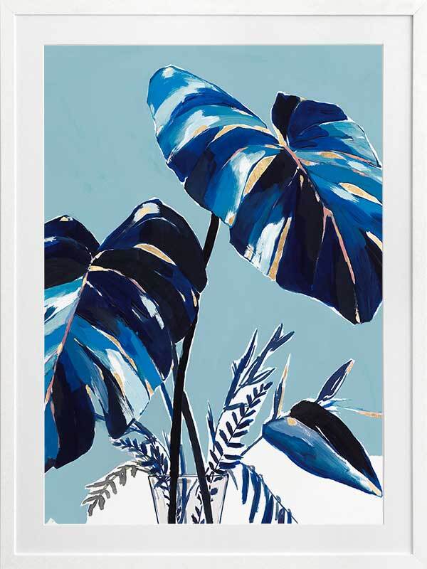 Twilight Tropics II Framed Art Print