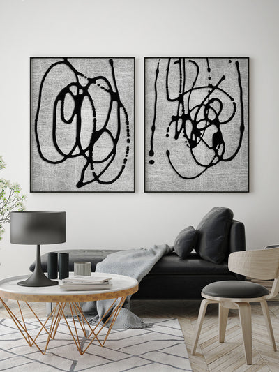 Duality I Canvas Art Print | Lifestyle