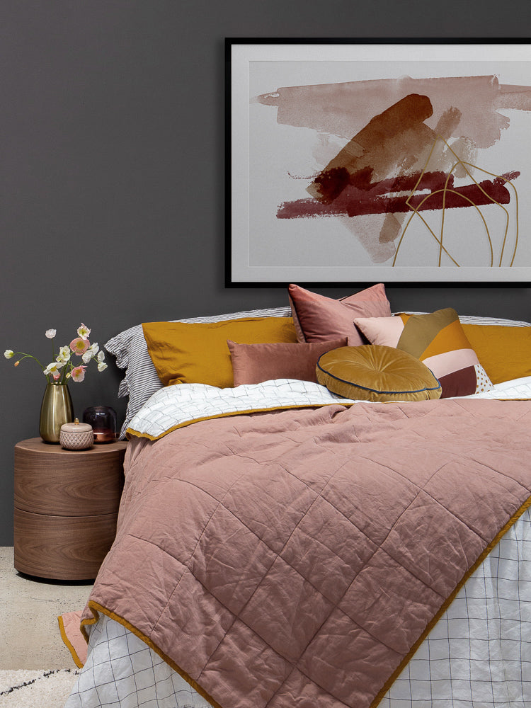 Sienna Sketch I Framed Art Print | Lifestyle