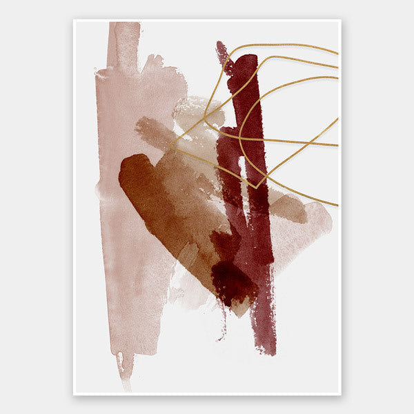 Sienna Sketch I Unframed Art Print