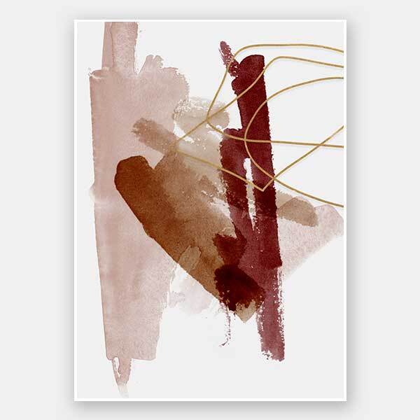 Sienna Sketch I Unframed Art Print