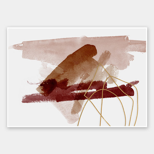 Sienna Sketch I Unframed Art Print