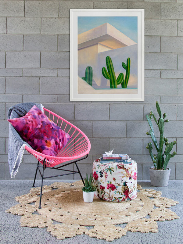 Alta Vista Drive Framed Art Print | Lifestyle