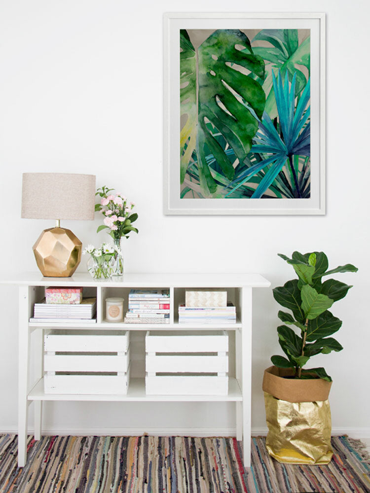 Palm Canyon Framed Art Print