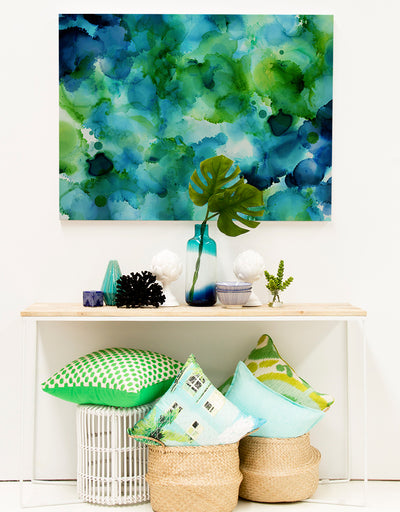 Blue Lagoon Canvas Art Print | Lifestyle