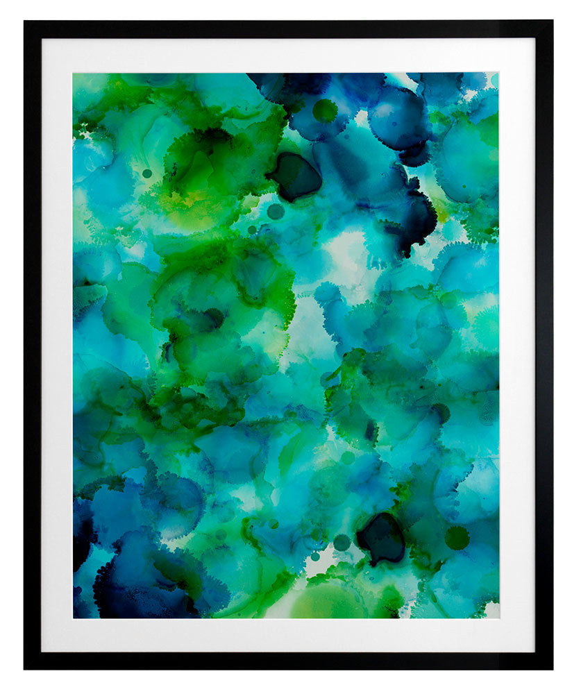 Blue Lagoon Framed Art Print