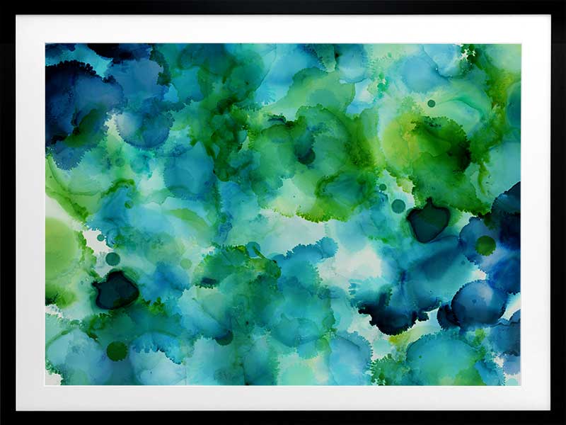 Blue Lagoon Framed Art Print