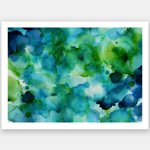 Blue Lagoon Unframed Art Print