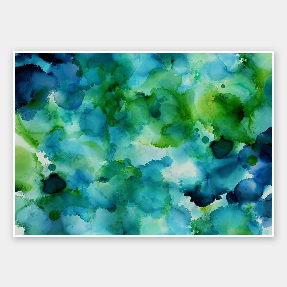 Blue Lagoon Unframed Art Print