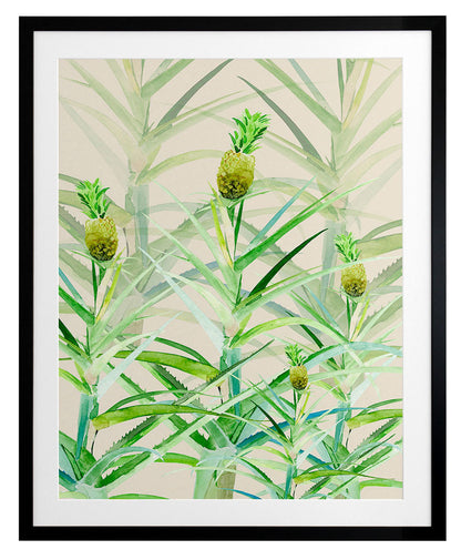 Jagged Little Ananas Framed Art Print