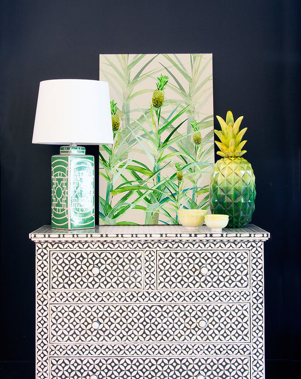 Jagged Little Ananas Canvas Art Print | Lifestyle