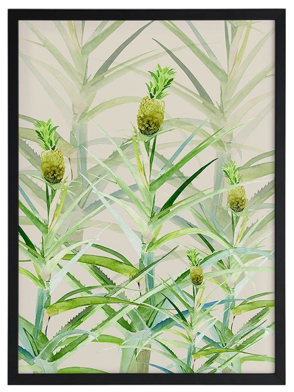 Jagged Little Ananas Framed Art Print