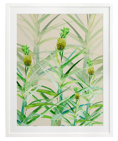 Jagged Little Ananas Framed Art Print