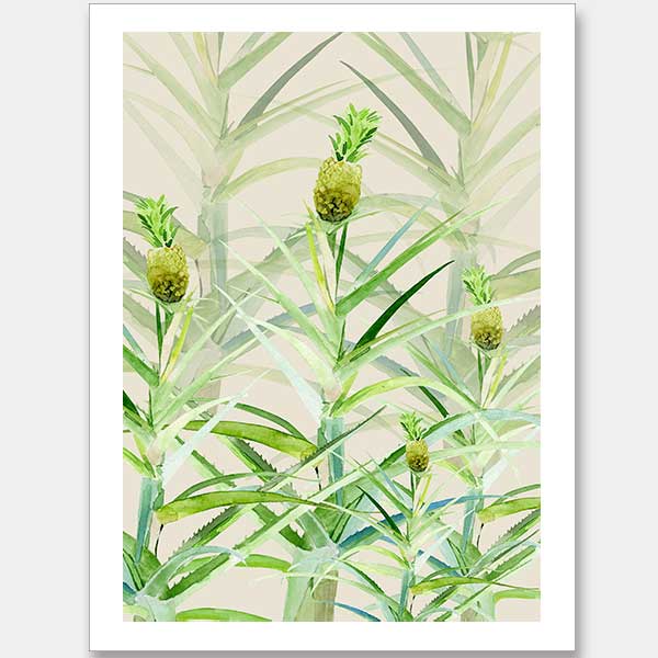 Jagged Little Ananas Unframed Art Print