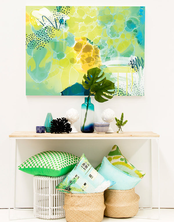 Tropical Rush Canvas Art Print | Lifestyle