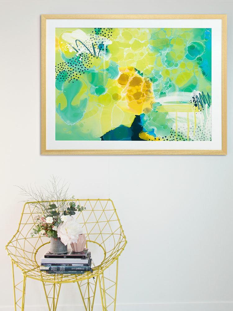 Tropical Rush Framed Art Print