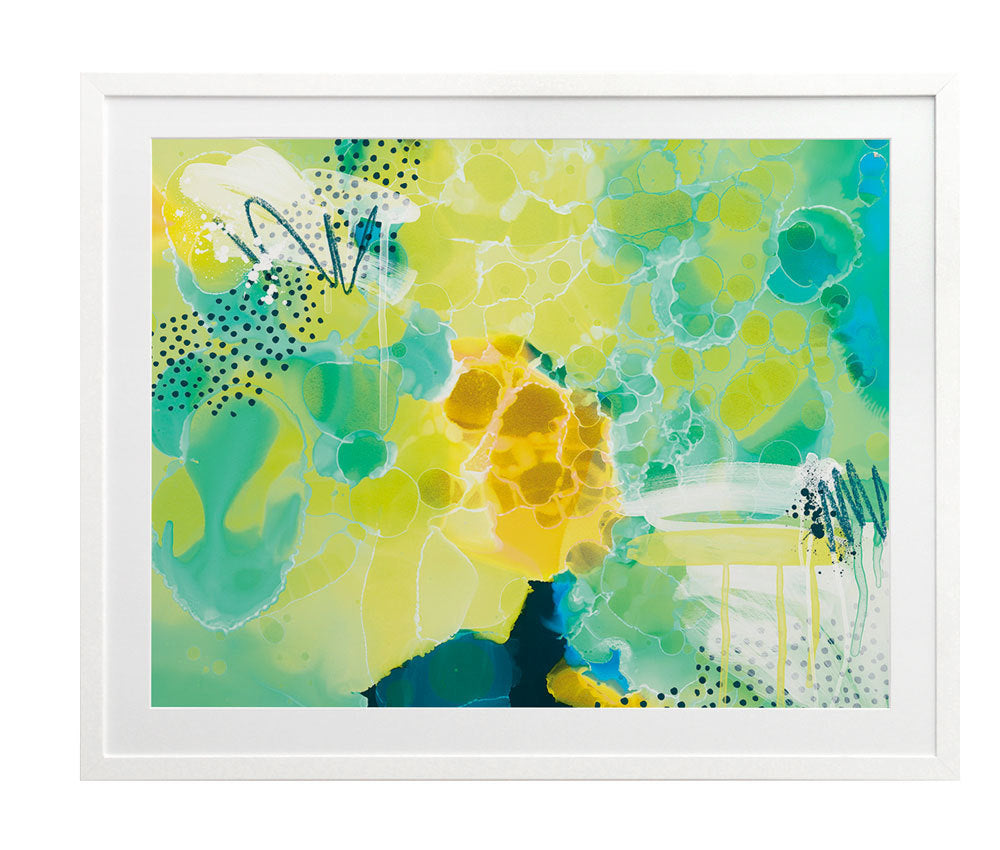 Tropical Rush Framed Art Print