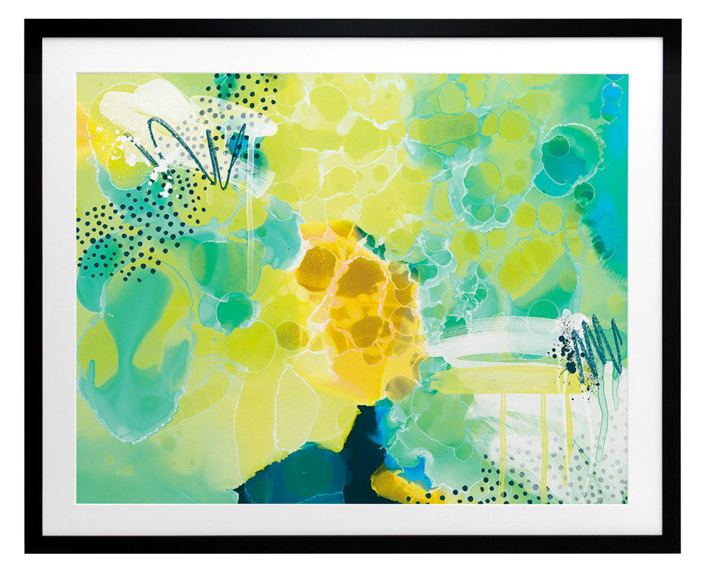 Tropical Rush Framed Art Print