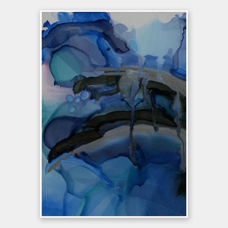 Ocean Blues Unframed Art Print