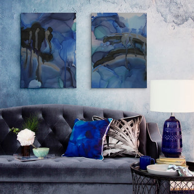 Ocean Blues Canvas Art Print | Lifestyle