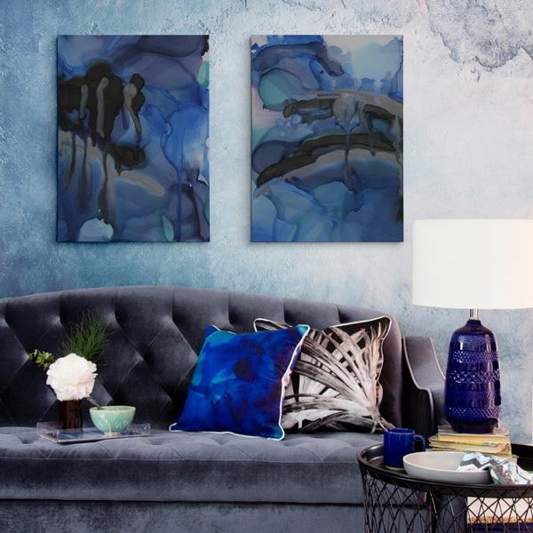 Ocean Blues Canvas Art Print | Lifestyle