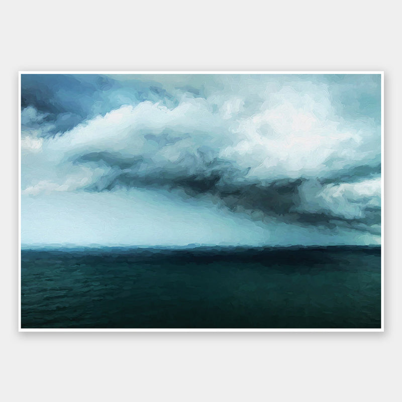 Sombre Seas Unframed Art Print