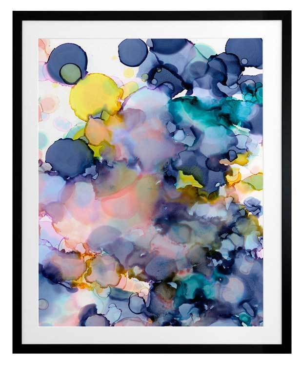 Raindrops 2 Framed Art Print