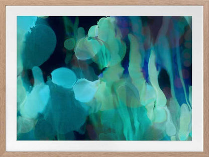 Green Lights Framed Art Print