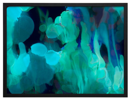 Green Lights Framed Art Print