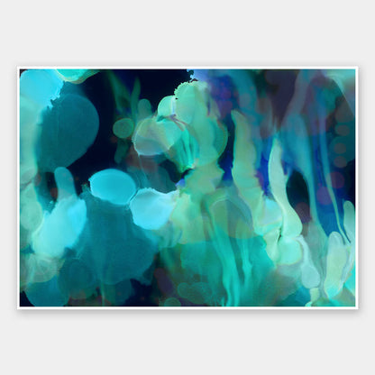 Green Lights Unframed Art Print