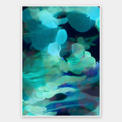 Green Lights Unframed Art Print