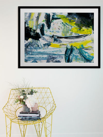 The Rise Framed Art Print | Lifestyle