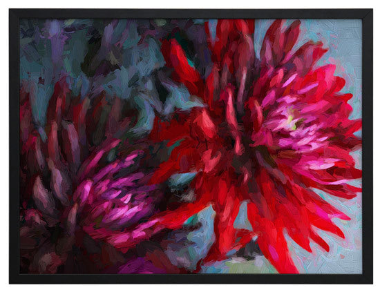 Silent Ruby Framed Art Print