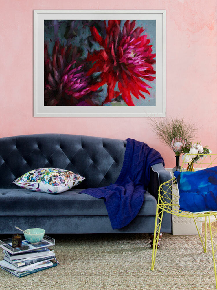 Silent Ruby Framed Art Print | Lifestyle