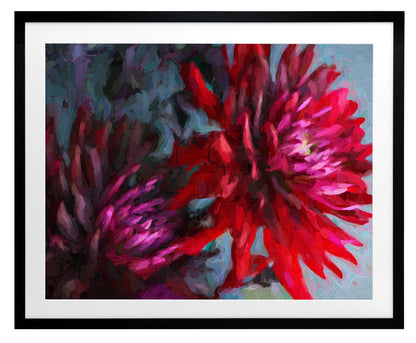 Silent Ruby Framed Art Print