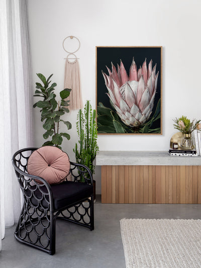 King of Flowers Canvas Art Print | Lifestyle