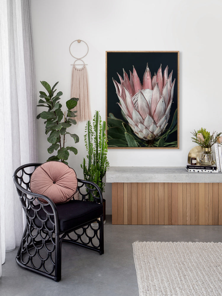 King of Flowers Canvas Art Print | Lifestyle