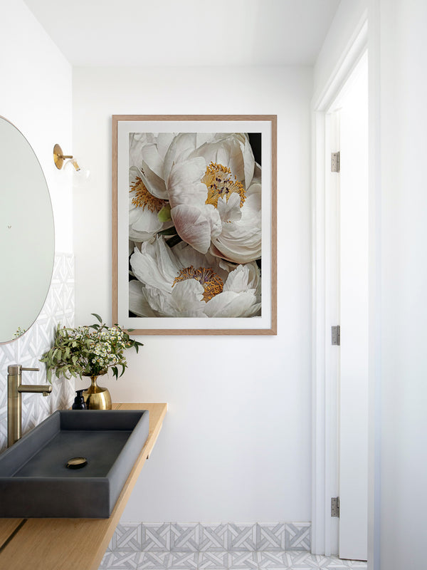 Ivory Atlas Framed Art Print | Lifestyle