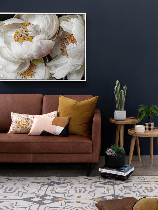 Ivory Atlas Canvas Art Print | Lifestyle